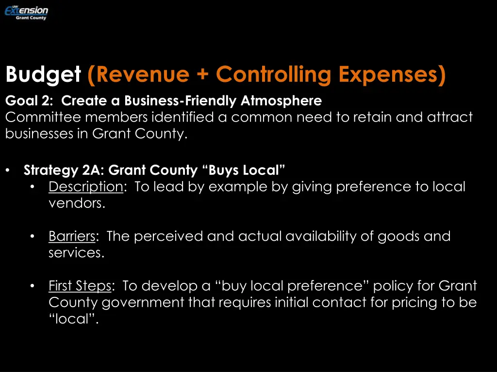 budget revenue controlling expenses goal 2 create