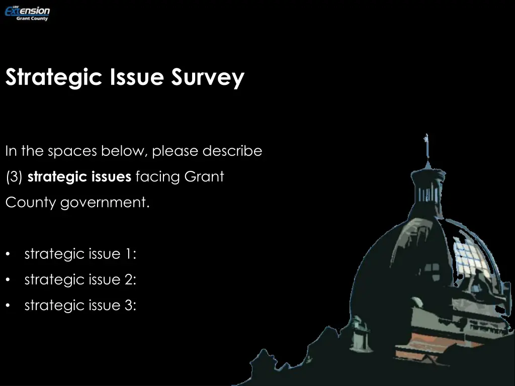 strategic issue survey 2