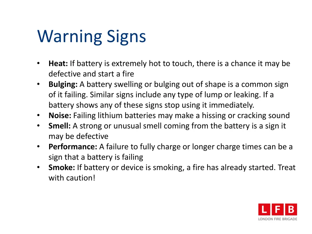 warning signs