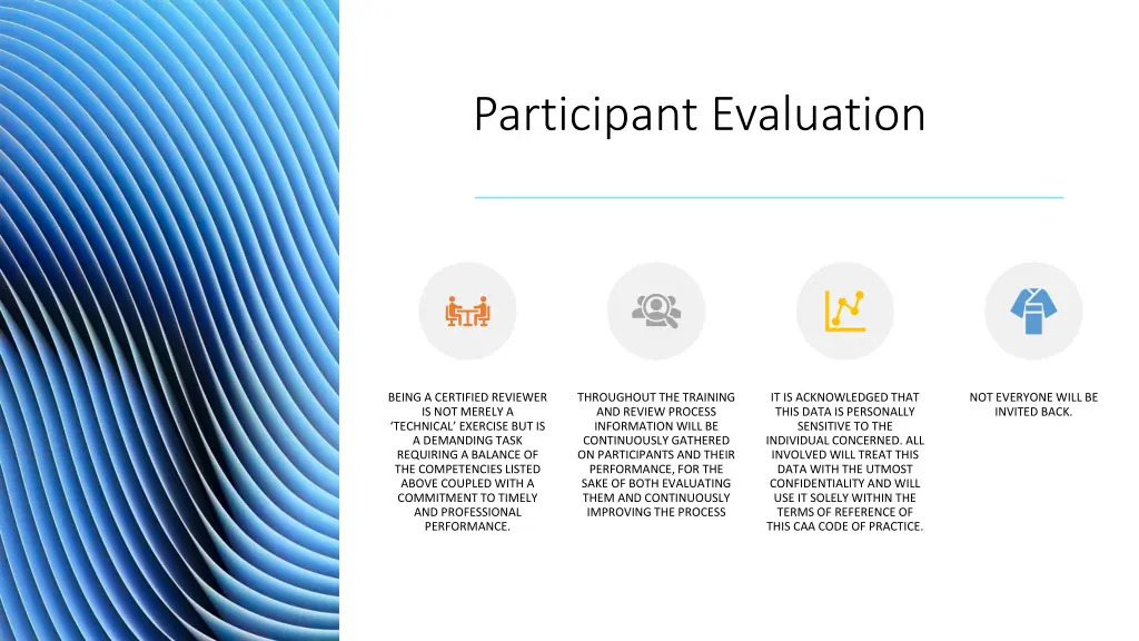 participant evaluation