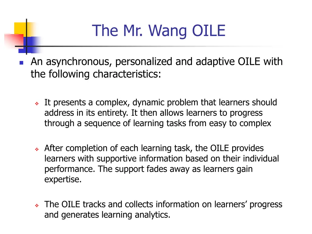 the mr wang oile