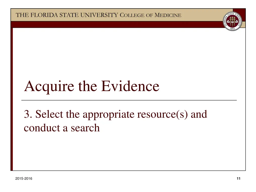 the florida state university c ollege of m edicine 10