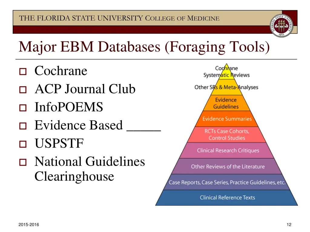 the florida state university c ollege of m edicine 11