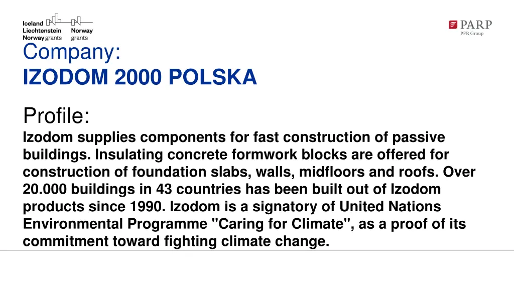 company izodom 2000 polska