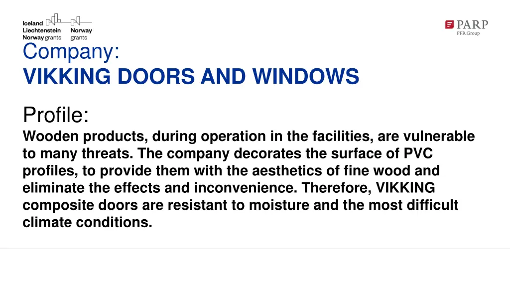 company vikking doors and windows