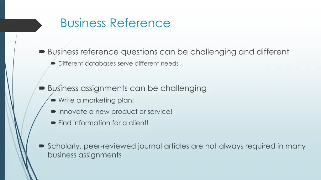 business reference