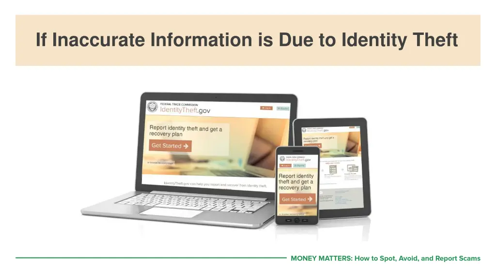 if inaccurate information is due to identity theft