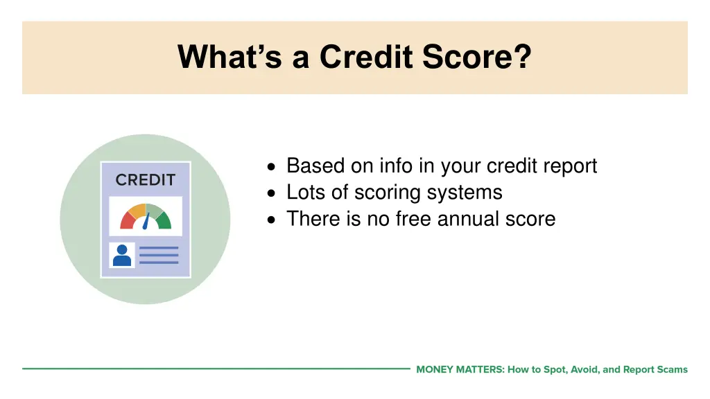 what s a credit score