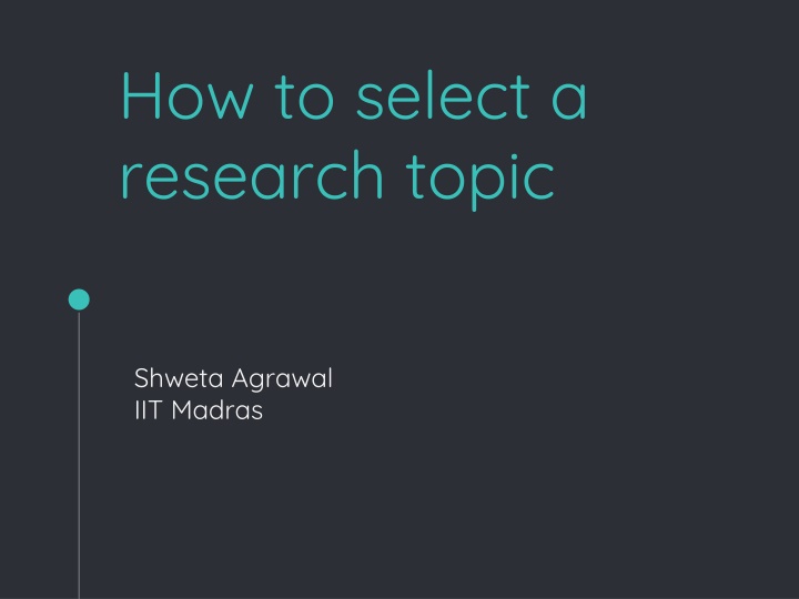 how to select a research topic