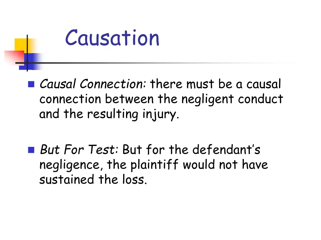 causation