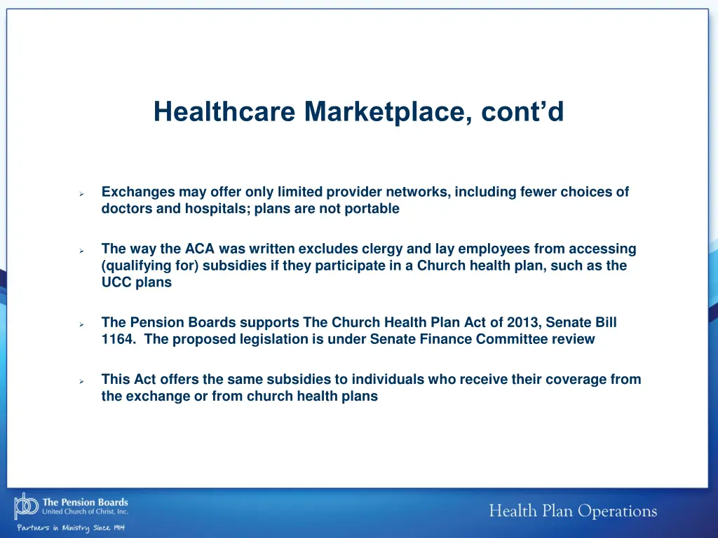 healthcare marketplace cont d