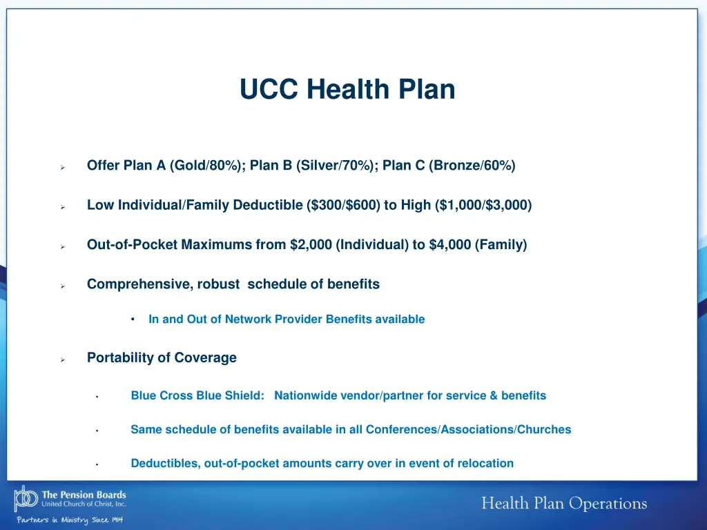 ucc health plan