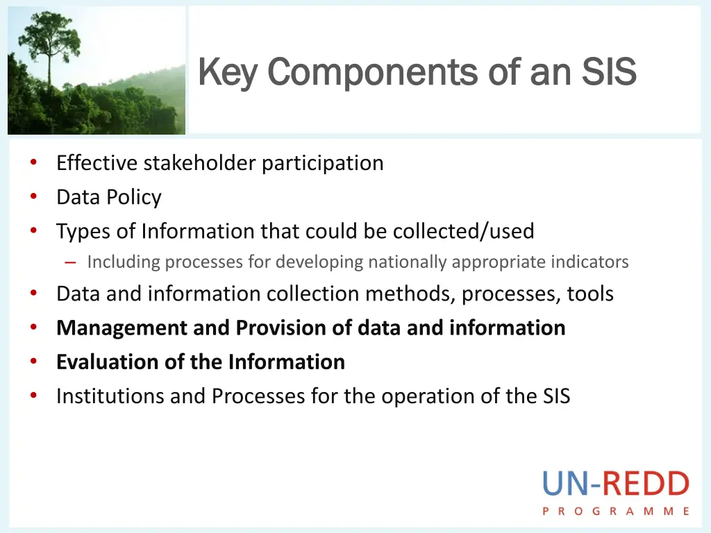 key components of an sis key components of an sis