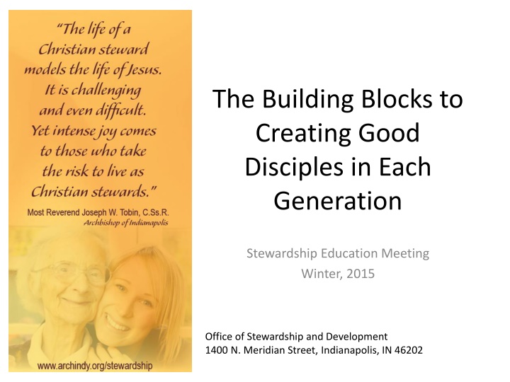 the building blocks to creating good disciples