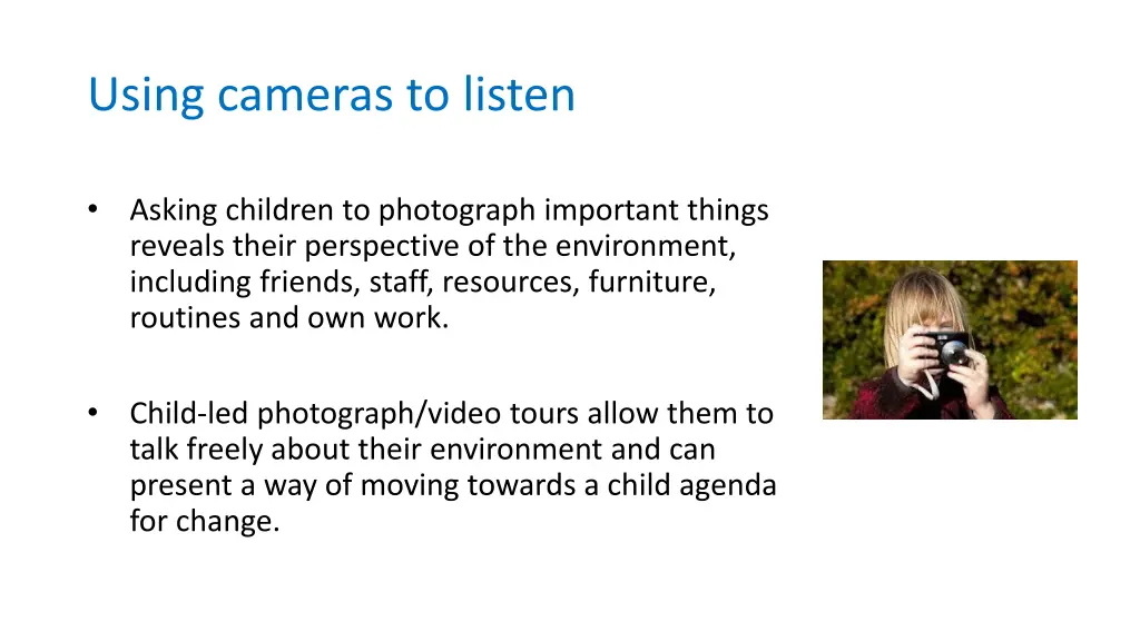 using cameras to listen