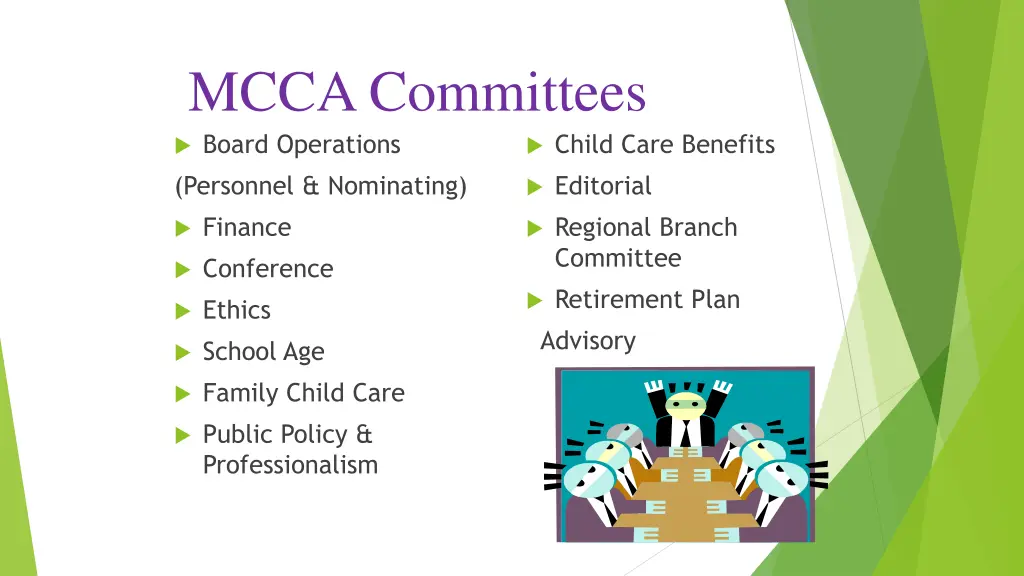 mcca committees