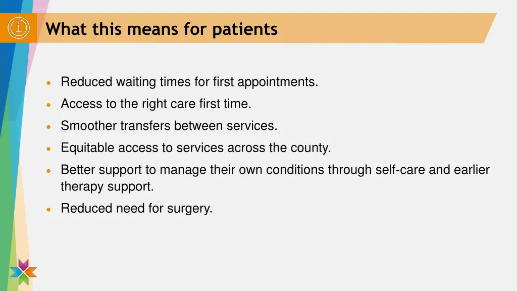 what this means for patients