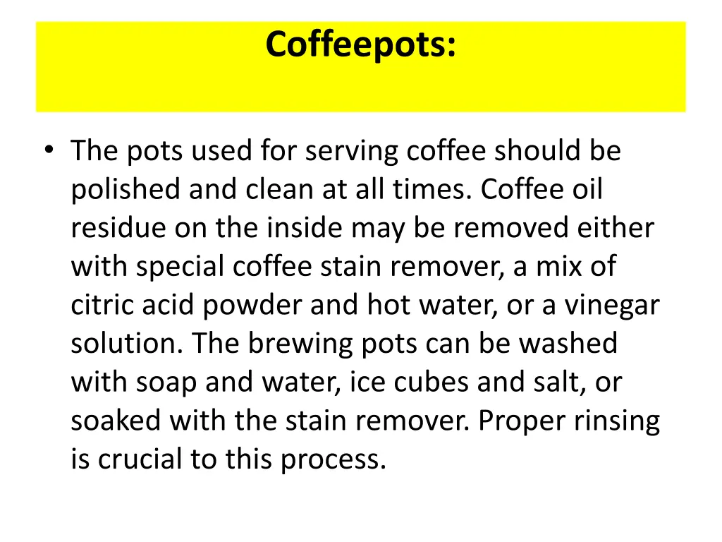 coffeepots