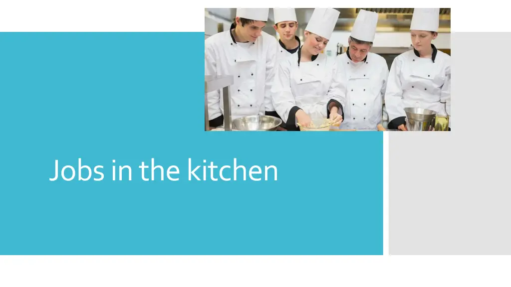 jobs in the kitchen