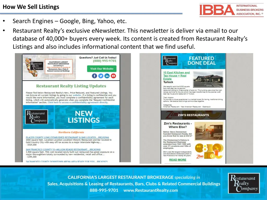 how we sell listings 1