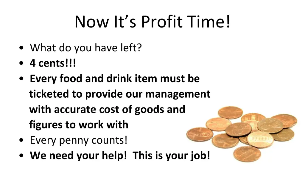 now it s profit time