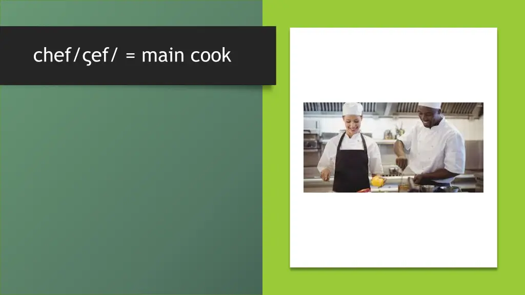 chef ef main cook