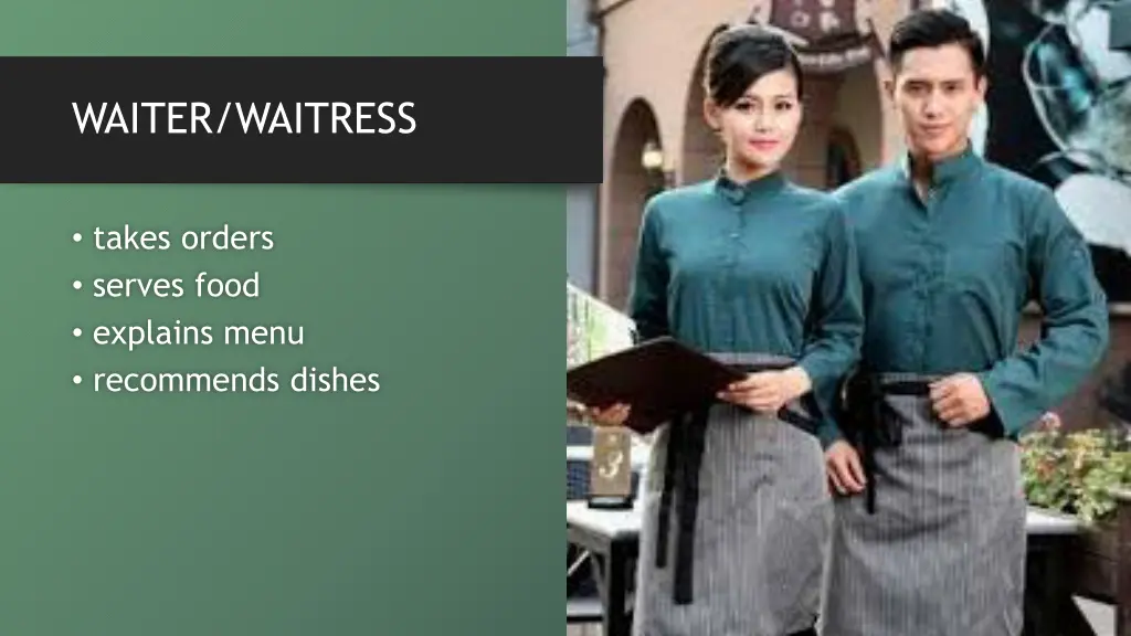 waiter waitress