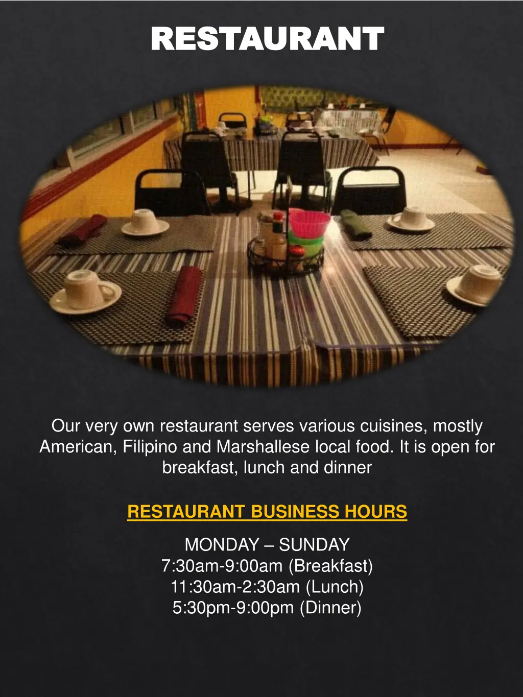 restaurant restaurant