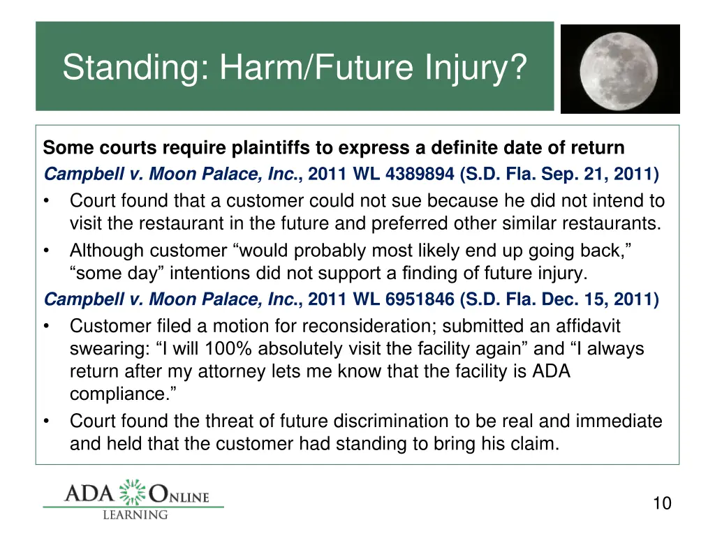 standing harm future injury 1