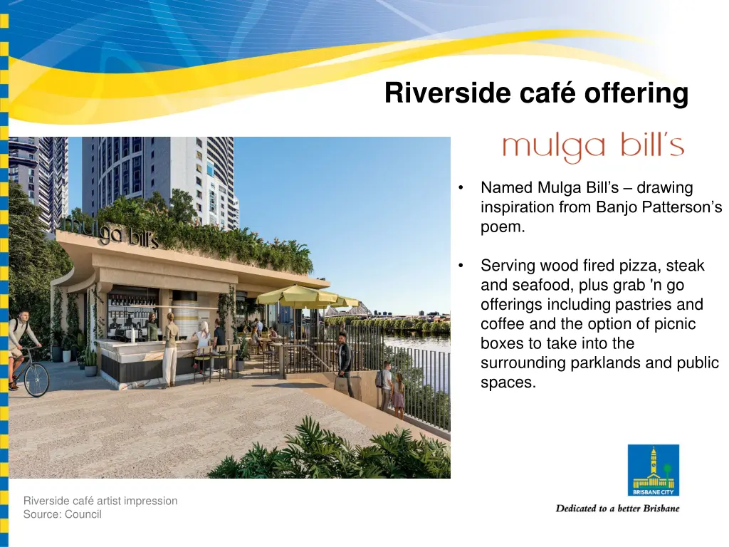 riverside caf offering