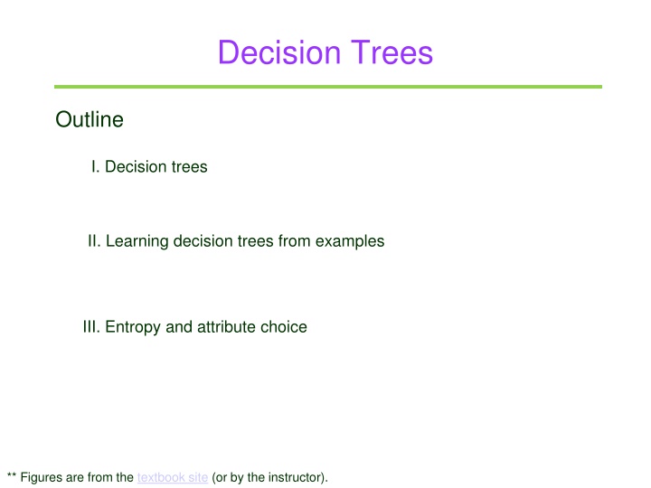 decision trees