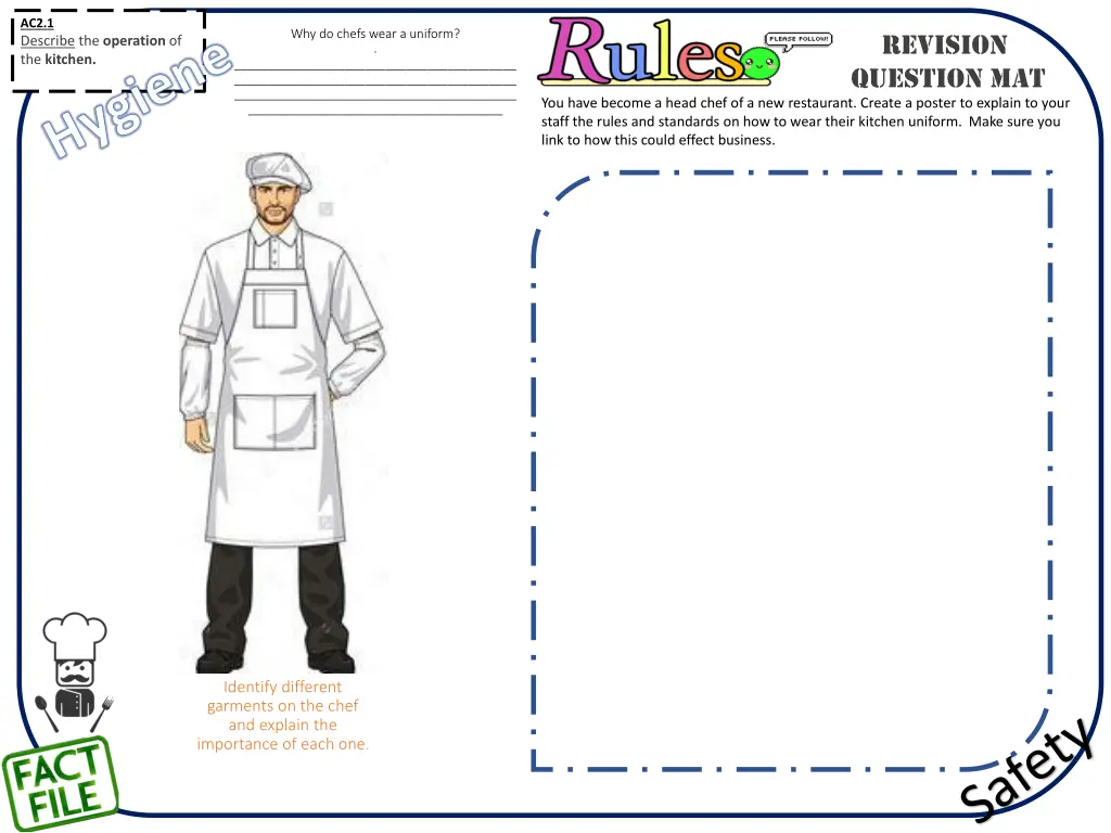 ac2 1 describe the operation of the kitchen 3