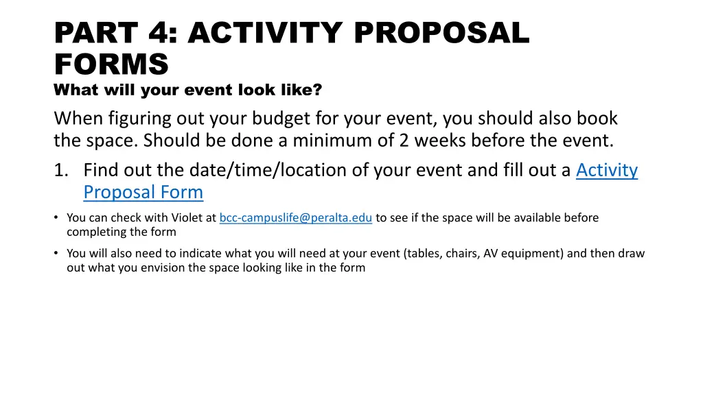 part 4 activity proposal forms what will your