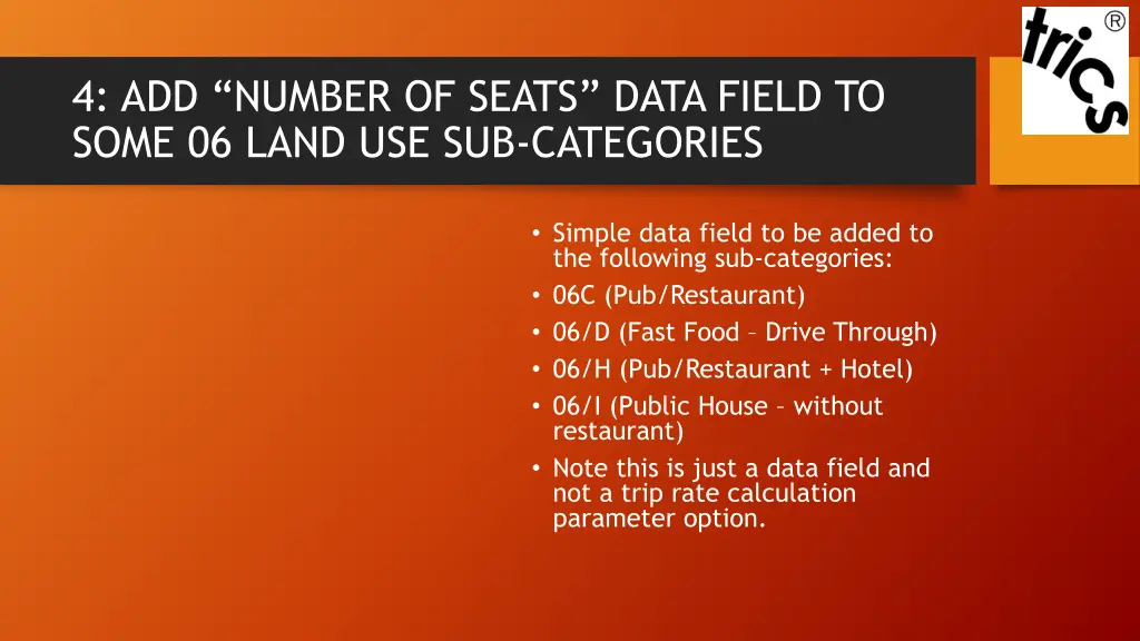 4 add number of seats data field to some 06 land