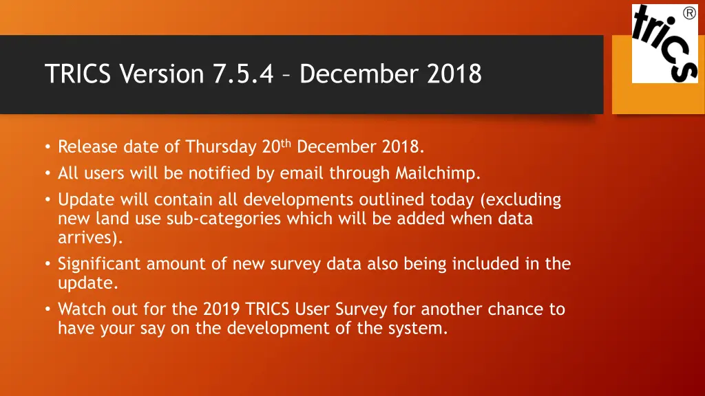 trics version 7 5 4 december 2018