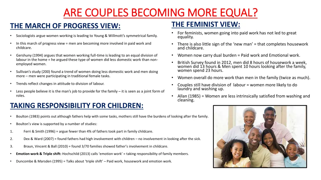 are couples becoming more equal are couples