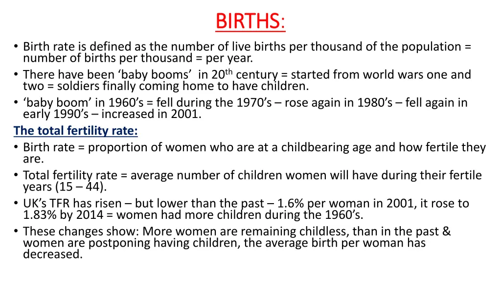 births births