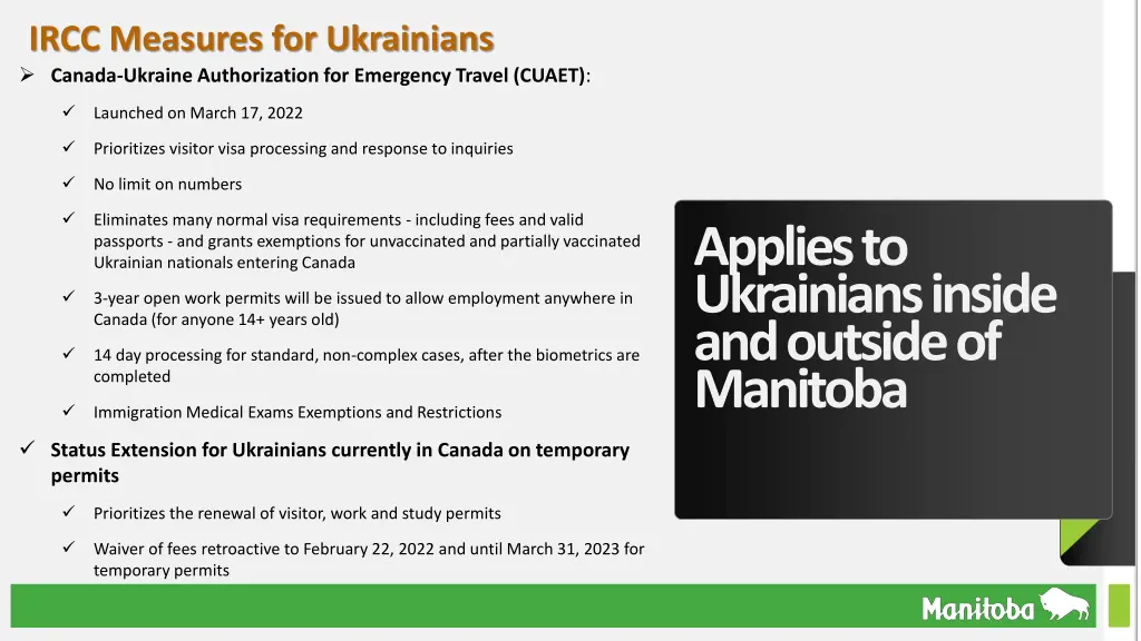 ircc measures for ukrainians