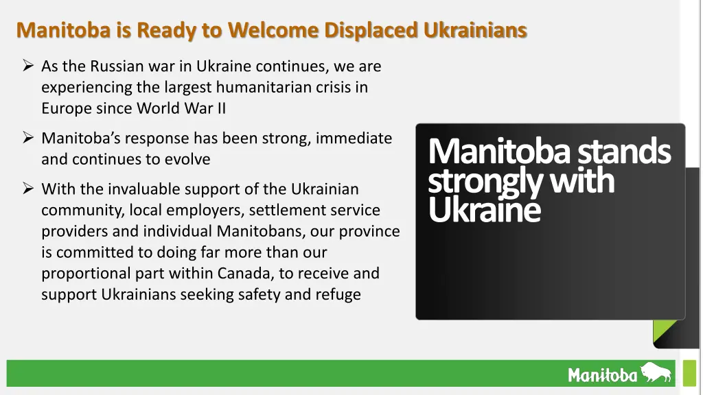 manitoba is ready to welcome displaced ukrainians