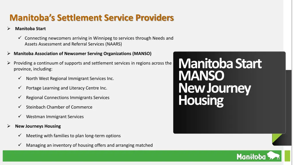 manitoba s settlement service providers