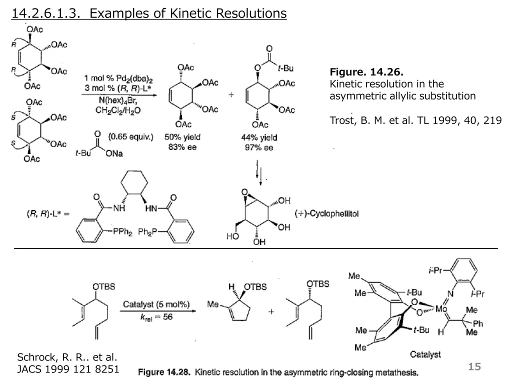 14 2 6 1 3 examples of kinetic resolutions