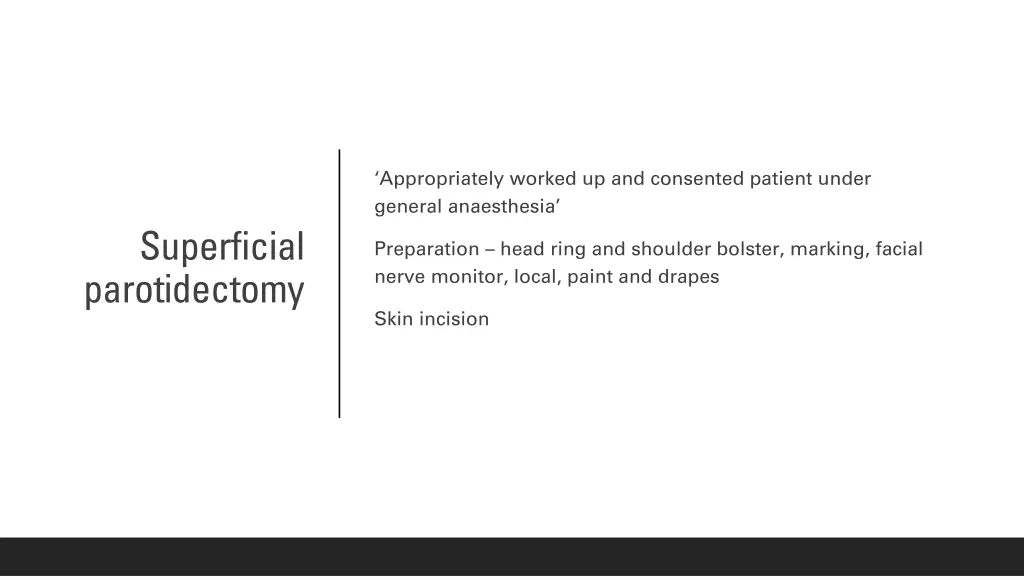 appropriately worked up and consented patient