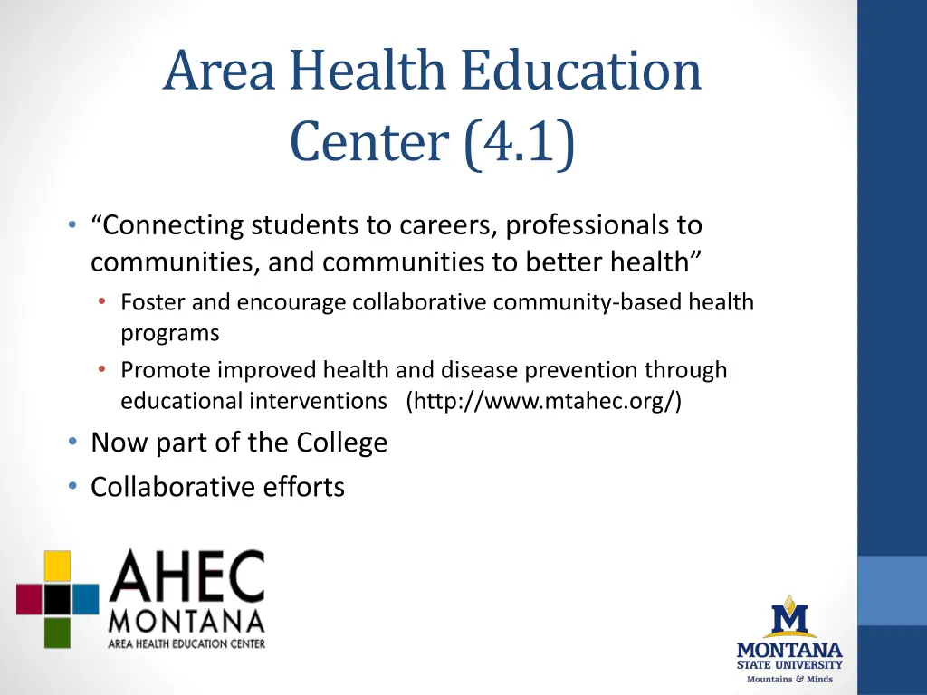 area health education center 4 1