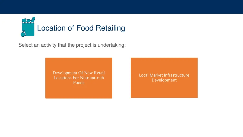 location of food retailing