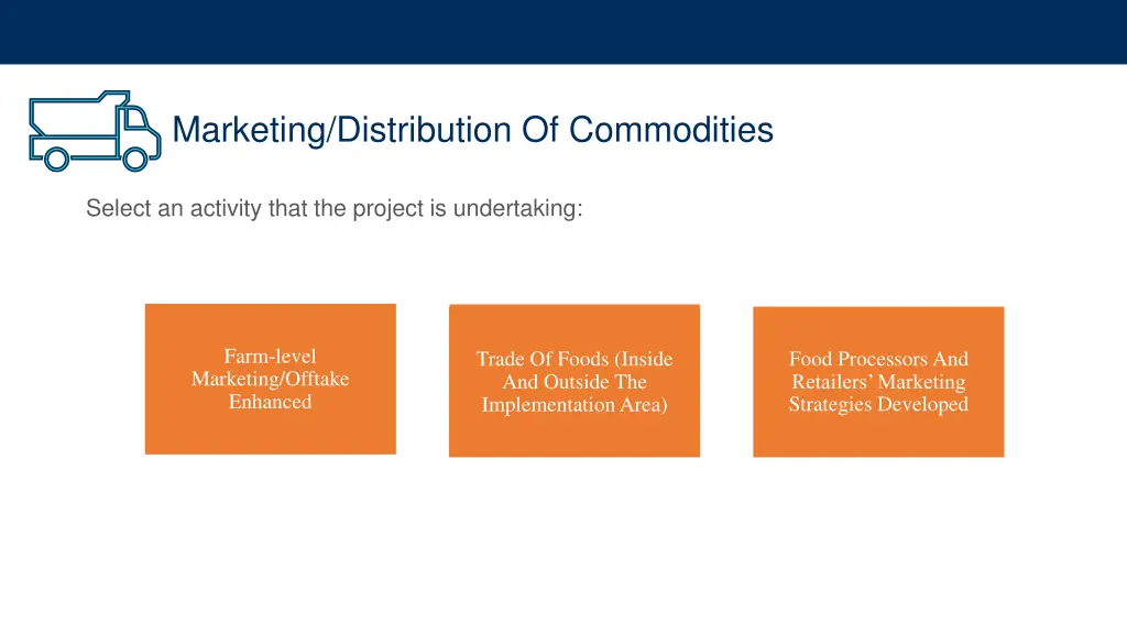 marketing distribution of commodities