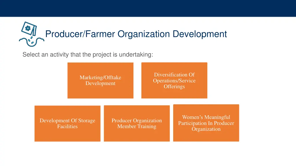 producer farmer organization development