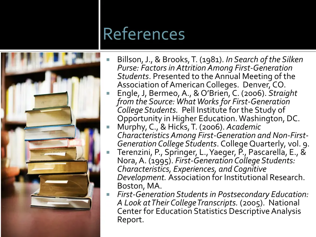 references