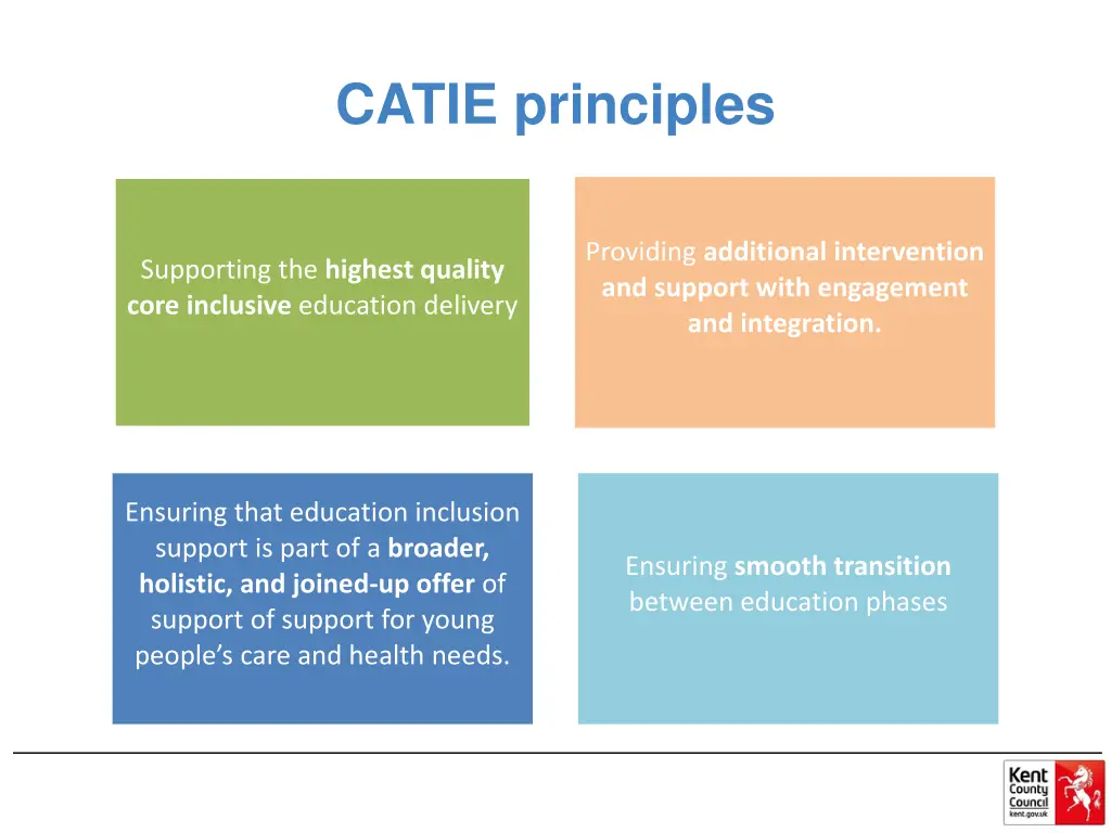 catie principles