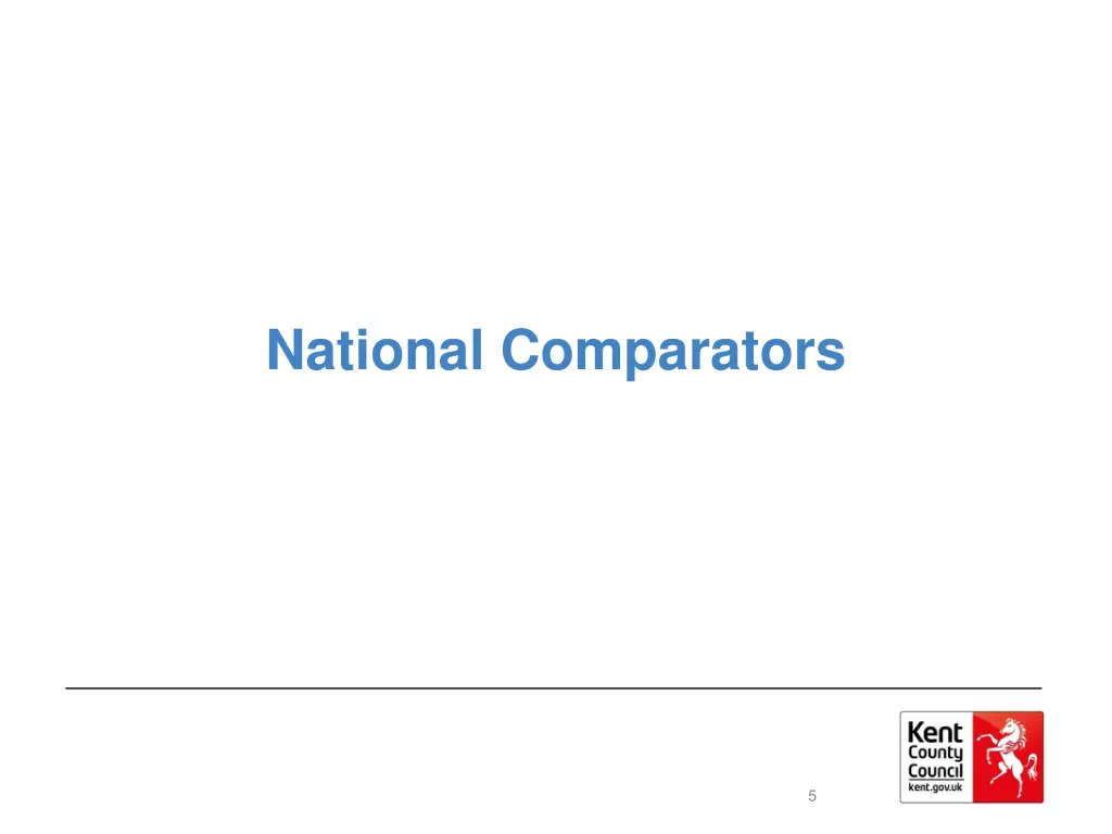 national comparators