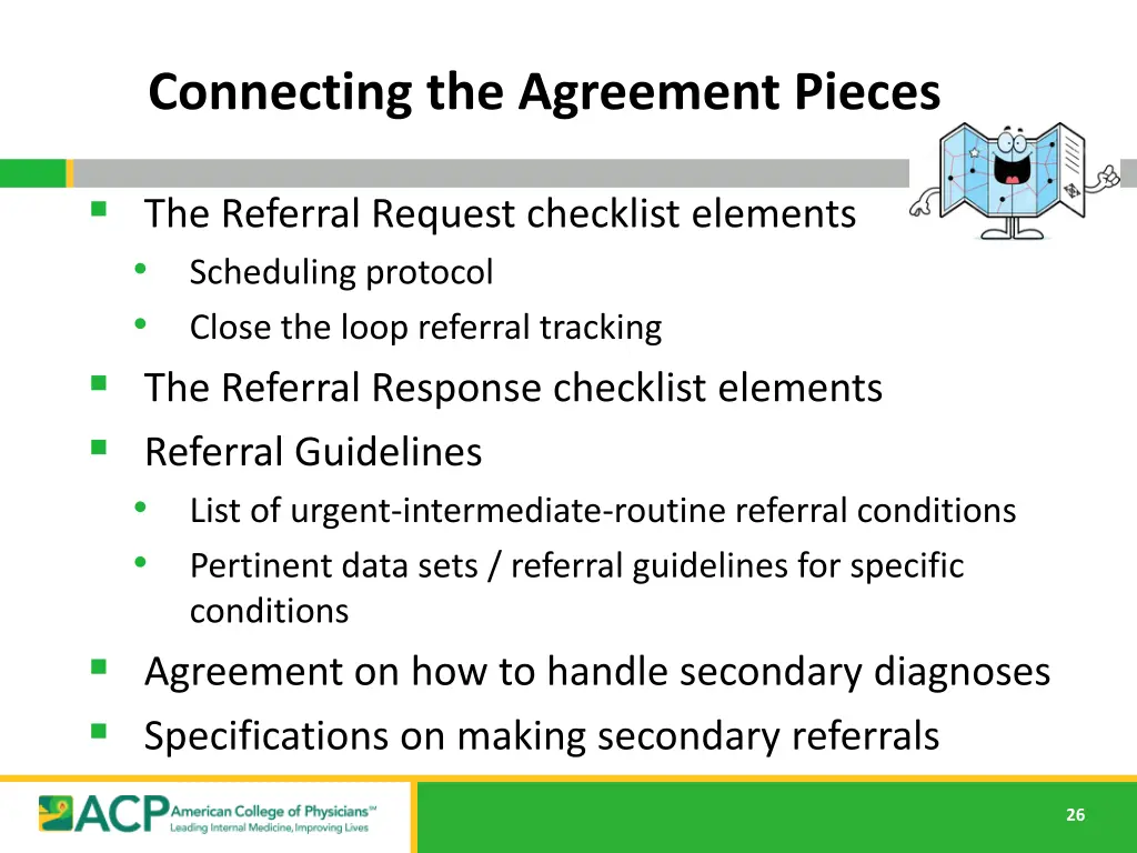 connecting the agreement pieces